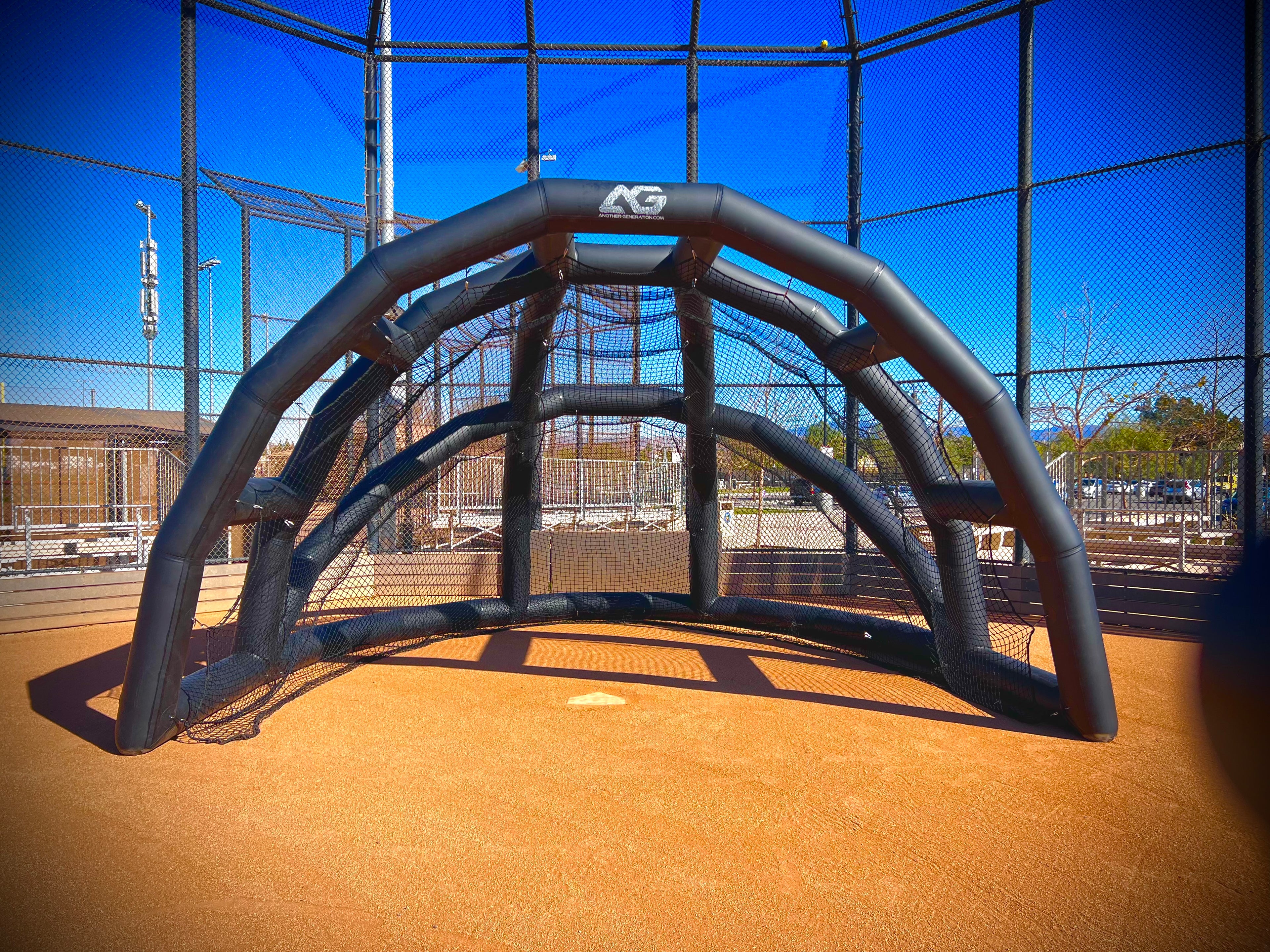 Custom 19ft x 17.5ft x 12ft Turtle Backstop - Contact for Custom Ordering Options