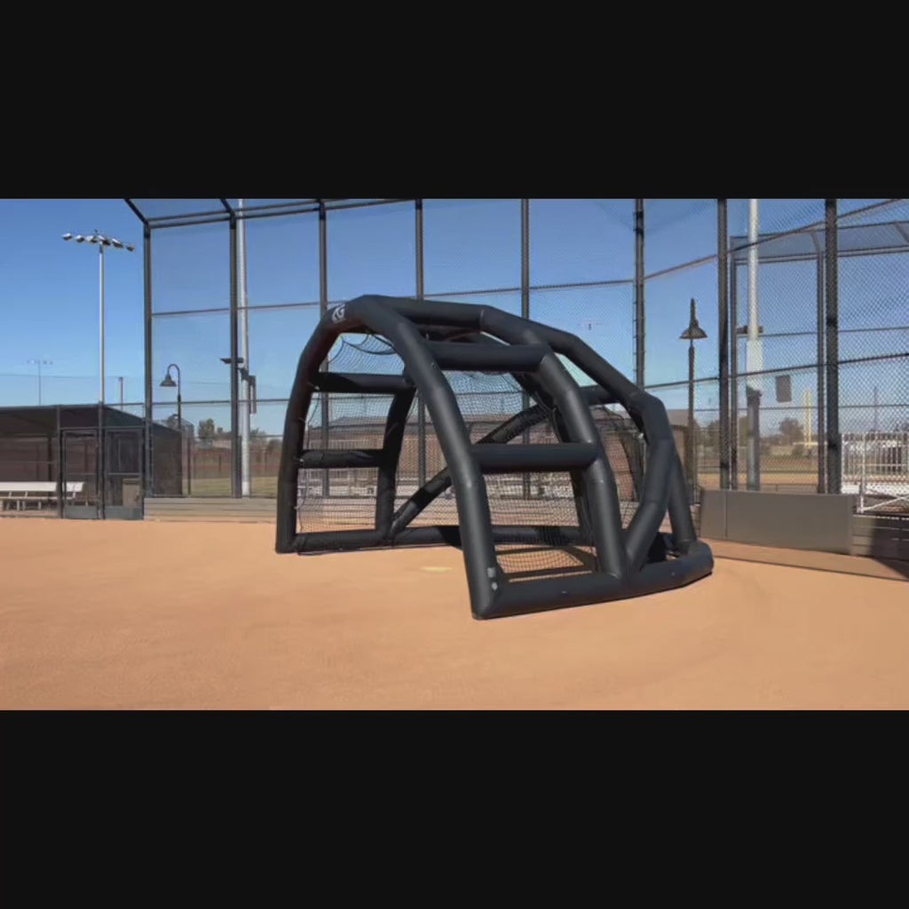 19ft x 17.5ft x 12ft Inflatable Turtle Backstop