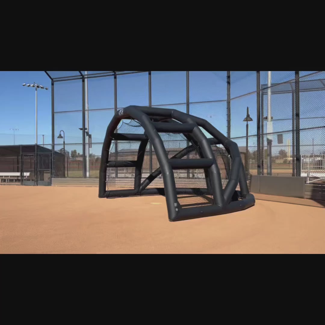 19ft x 17.5ft x 12ft Inflatable Turtle Backstop